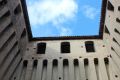 Details of the Verdi's tower of Varano de' Melegari castle